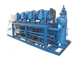 螺桿式雙級(jí)并聯(lián)機(jī)組